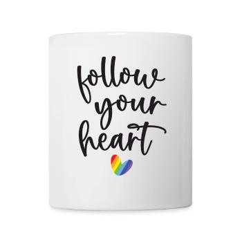 Pride Month - Follow Your Heart - Mug - white - Front