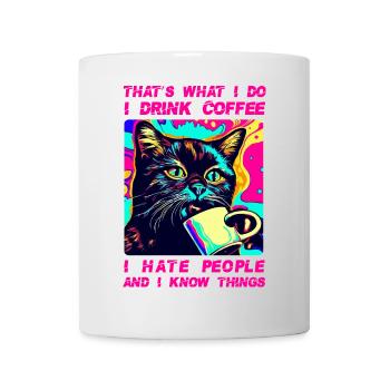 Cozy Cat Coffee - Mug - white - Front