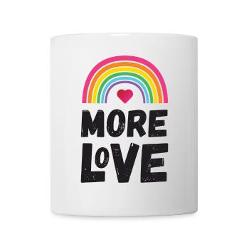 Pride Month LGBT - Mehr Liebe - Tasse - Weiß - Vorne