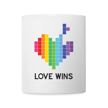 Pride Month LGBT - Love Wins - Mug - white - Front