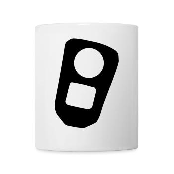 can flap can opener flap box - Mug - white - Front