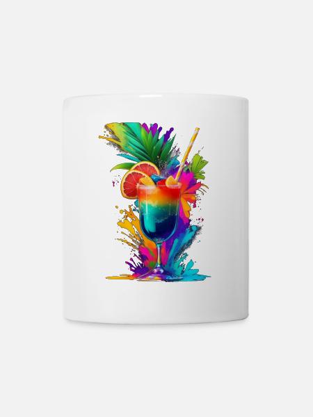 Cocktail Tropical - Tasse - Weiß