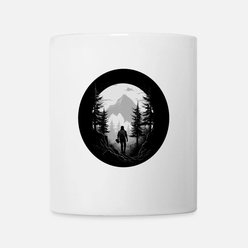 Randonneur à vie blanc - Mug blanc - blanc