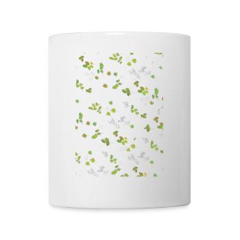 Herbstblätter Sommerblätter Muster  - Tasse - Weiß - Vorne