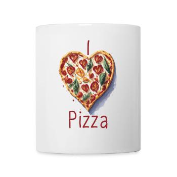 I love pizza - Mug - white - Front