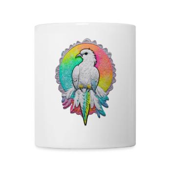 Taube - Tasse - Weiß - Vorne
