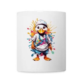 Coole Ente - Tasse - Weiß - Vorne