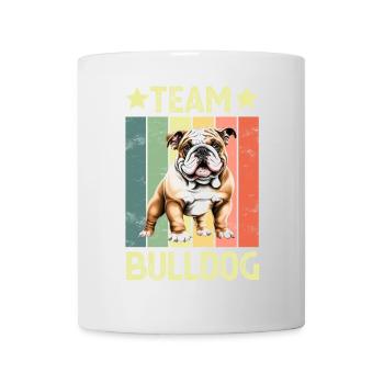 Hund Englische Bulldogge - Tasse - Weiß - Vorne
