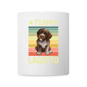 Hund Lagotto Romagnolo - Tasse - Weiß - Vorne