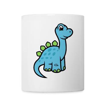 Dinosaurier - Tasse - Weiß - Vorne