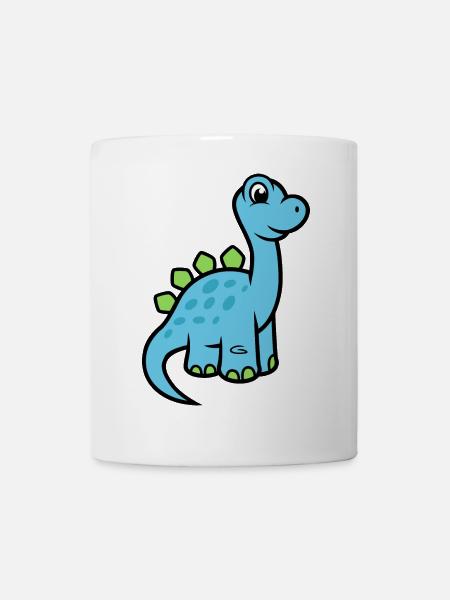 Dinosaurier - Tasse - Weiß