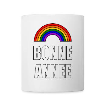 NOËL.BONNE ANNEE. SAINT SYLVESTRE. NOUVELLE ANNÉE. - Mug blanc - blanc - Devant