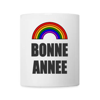 NOËL.BONNE ANNEE. SAINT SYLVESTRE. NOUVELLE ANNÉE. - Mug blanc - blanc - Devant
