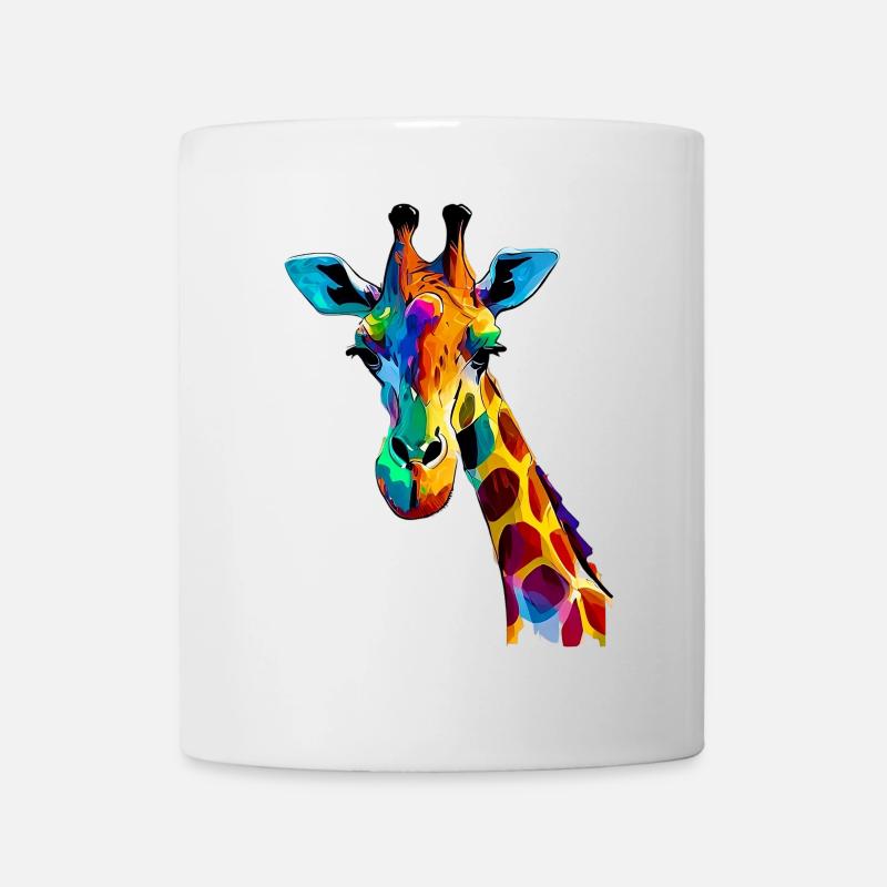 Girafe - Mug blanc - blanc