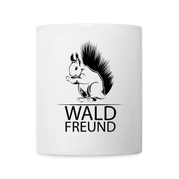 Waldfreund Eichhörnchen Wald Tiere Symbol Sprüche - Tasse - Weiß - Vorne