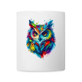Hibou - Mug blanc - blanc - Devant
