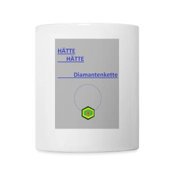 Diamantenkette Geometrisch - Tasse - Weiß - Vorne