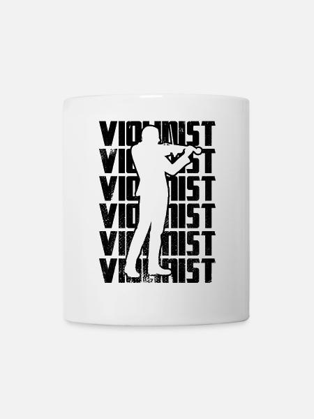 Violinist - Tasse - Weiß