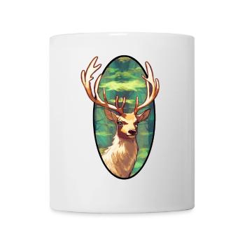 Junger Hirsch - Tasse - Weiß - Vorne