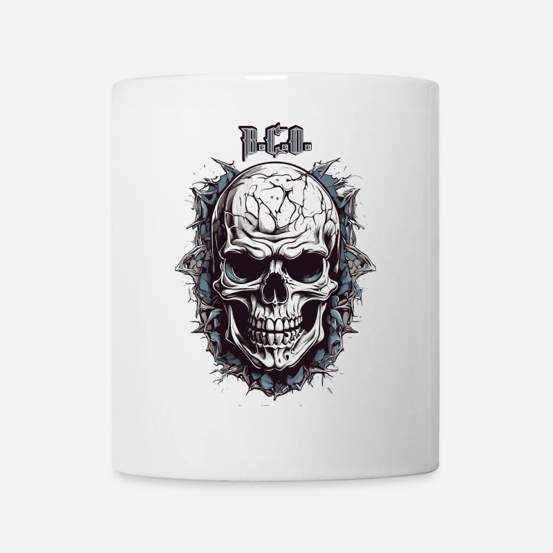 Totenkopf B.C.O - Tasse - Weiß