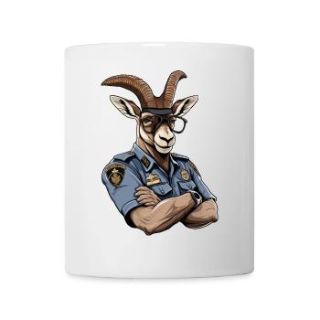 Police Capricorne - Mug blanc - blanc - Devant