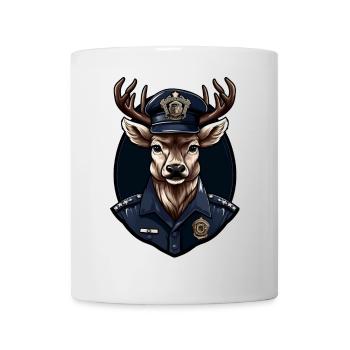 Deer Police - Mug - white - Front