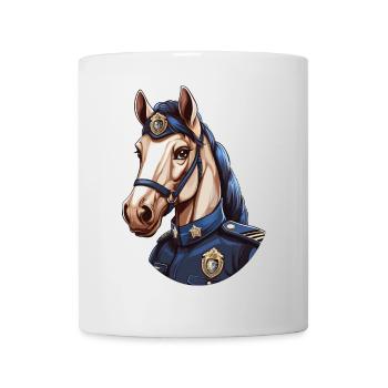 Police Horse - Mug - white - Front