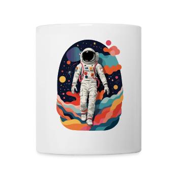 Colorful Astronaut Picture - Mug - white - Front