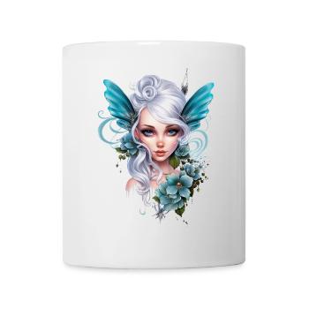 Créatures féeriques aux oreilles de papillon – Fantasy - Mug blanc - blanc - Devant