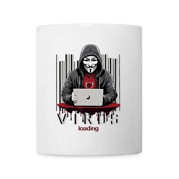 Anonymous Hacker - Tasse - Weiß - Vorne