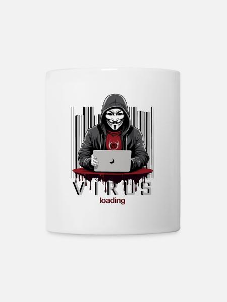 Anonymous Hacker - Tasse - Weiß