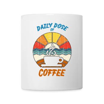 Dose quotidienne de café - Pour les amateurs de café - Mug blanc - blanc - Devant
