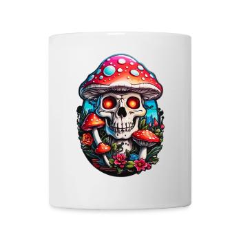Skull Toadstool - Mug - white - Front