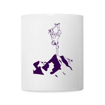 Skaterin - Tasse - Weiß - Vorne