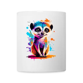 Meerkat Colorful - Meerkat from the Desert - Mug - white - Front