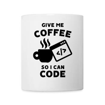 Coder Statement Career Job Earn Money Profession - Mug - white - Front