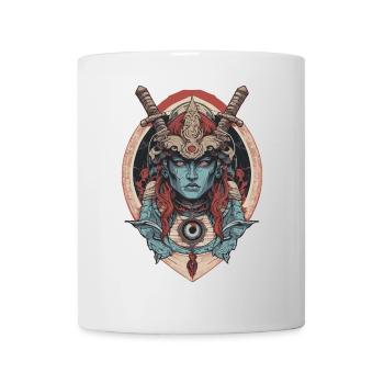 Samurai Gott - Tasse - Weiß - Vorne