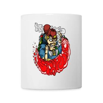 Stapooa III Hip Hop Graffiti Street Art T-Shirts - Tasse - Weiß - Vorne