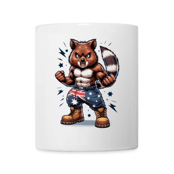 Quokka Australien Kämpfer Design - Tasse - Weiß - Vorne