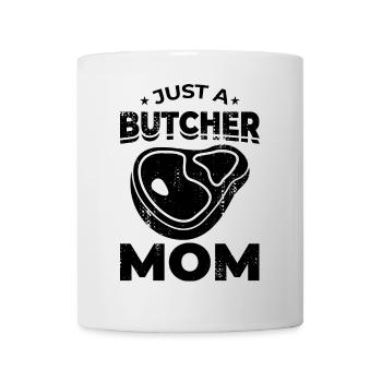 Butcher Mom - Mug - white - Front