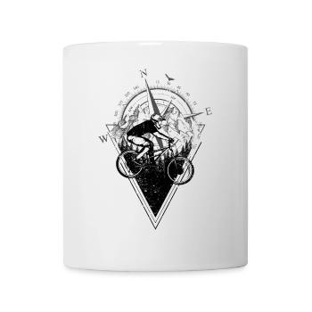 Climber and Compass Peak - Mug - white - Front