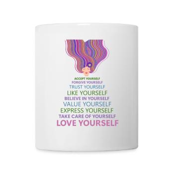 Love yourself - Mug - white - Front