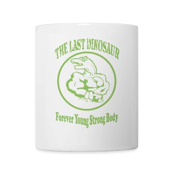 The Last Dinosaur - Tasse - Weiß - Vorne