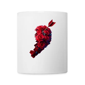 Partenaire cardiaque à droite - Mug blanc - blanc - Devant
