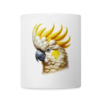 Kakadu-Papagei - Tasse - Weiß - Vorne