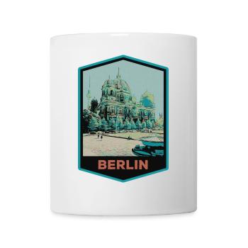 Illustration Dom des Berliner Doms - Tasse - Weiß - Vorne