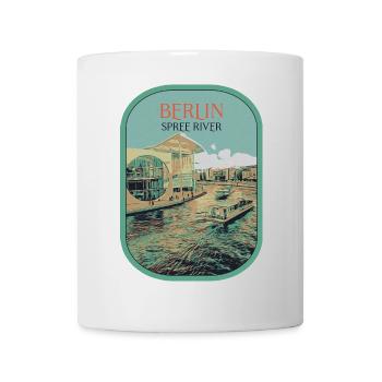 Illustration Architecture Moderne Berlin - Mug blanc - blanc - Devant