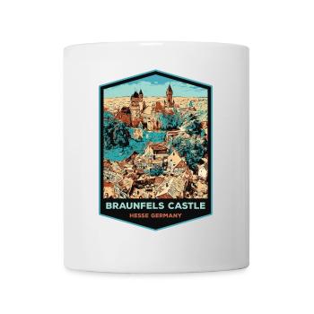Illustration Château Braunfels, Allemagne - Mug blanc - blanc - Devant