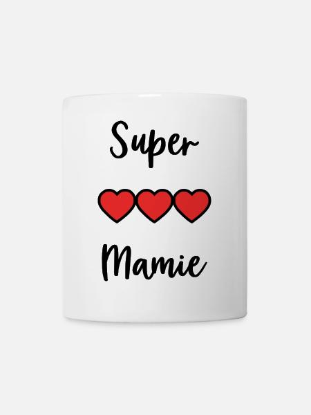 SUPER MAMIE - Mug blanc - blanc