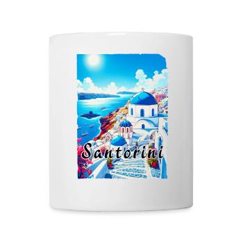 Greece souvenir travel vacation Santorini - Mug - white - Front